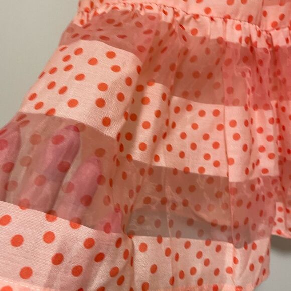ANTHROPOLOGIE Corey Lynn
Calter Tulle Mini Skirt Orange Polka Dot XS
NWOT - Picture 7 of 9
